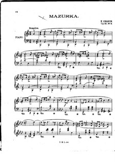 Mazurka C major, op.33 No.3