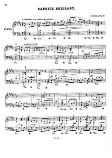 Caprice Brillant on Theme from 'Charles VI' by Halevy, Op.38: Caprice Brillant on Theme from 'Charles VI' by Halevy by Stephen Heller