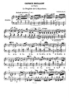 Caprice Brilliant on Theme from 'The Prophet' by G. Meyerbeer, Op.70: Caprice Brilliant on Theme from 'The Prophet' by G. Meyerbeer by Stephen Heller