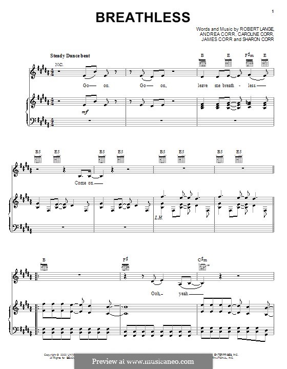 LYRICS LEAVE ME BREATHLESS lyrics leave me breathless: