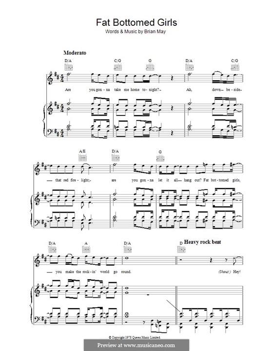 fat bottom girls guitar tab №265530 fat bottom girls guitar tab № 265529