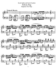 Felicity Rag: For piano by Scott Joplin