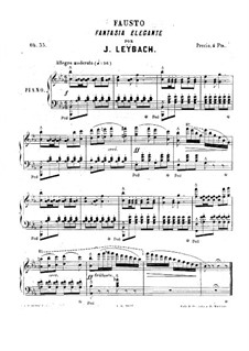 Fantasia Elegante on Gounod's 'Faust', Op.35