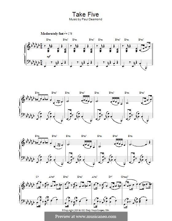 pdf dave brubeck take five piano score pdf dave brubeck take five piano score