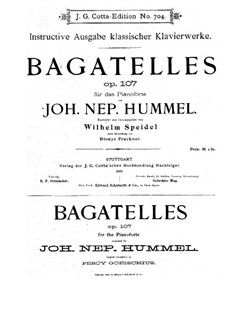 Bagatelles, Op.107