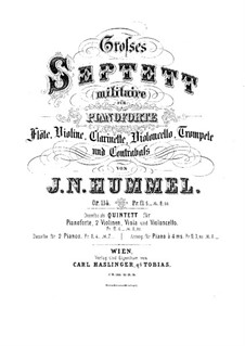 Septet No.2 in C Major, Op.114: Septet No.2 in C Major by Johann Nepomuk Hummel