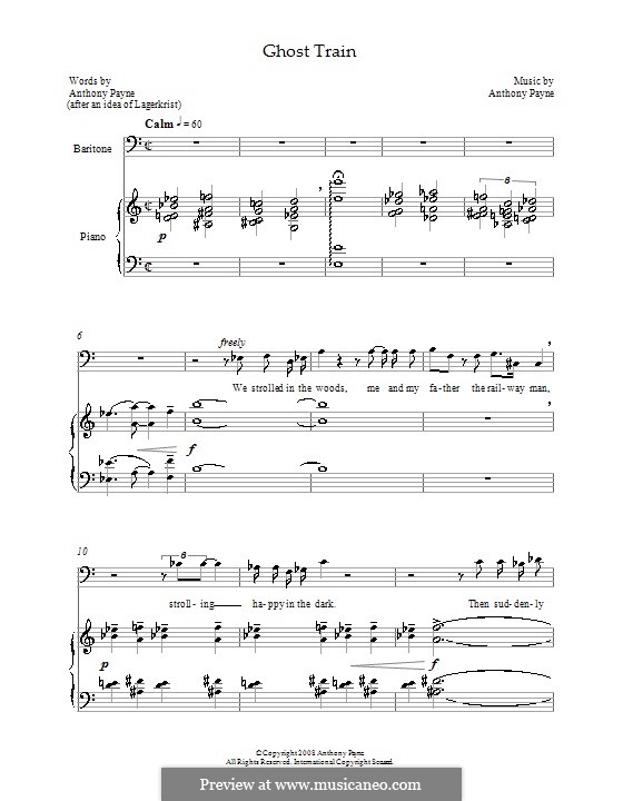 Ghost Train by A. Payne sheet music on MusicaNeo