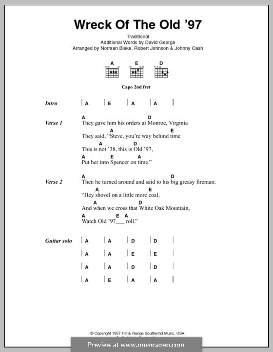 lyrics 97s wreck of the 97 by folklore sheet on musicaneo lyrics 97s wreck of the 97 by folklore sheet on musicaneo