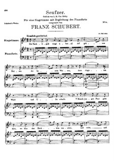 Seufzer (Sighs), D.198: Seufzer (Sighs) by Franz Schubert