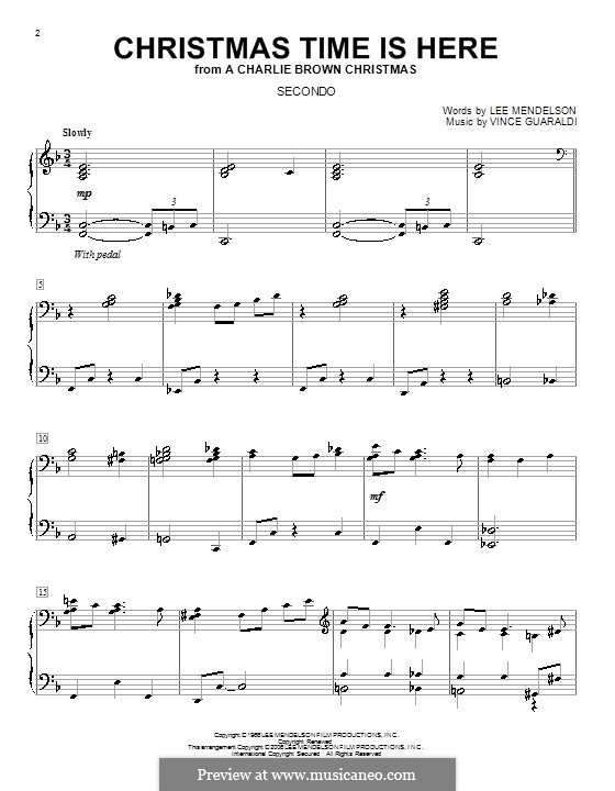 is here piano sheet music download revloader download christmastime is here piano sheet music