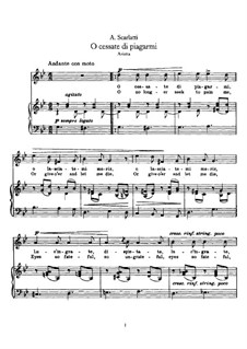 o cessate di piagarmi g minor o cessate di piagarmi g minor