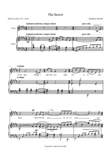 The Secret for voice & piano