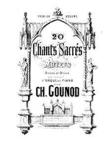 Chants sacrés: Chants sacrés by Charles Gounod