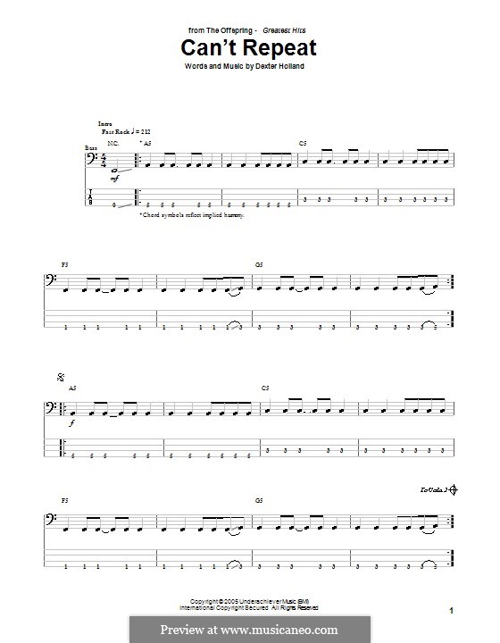 the offspring can t repeat скачать