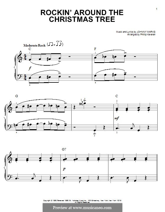 rockin around the christmas tree by j marks sheet rockin around the christmas tree by j marks sheet