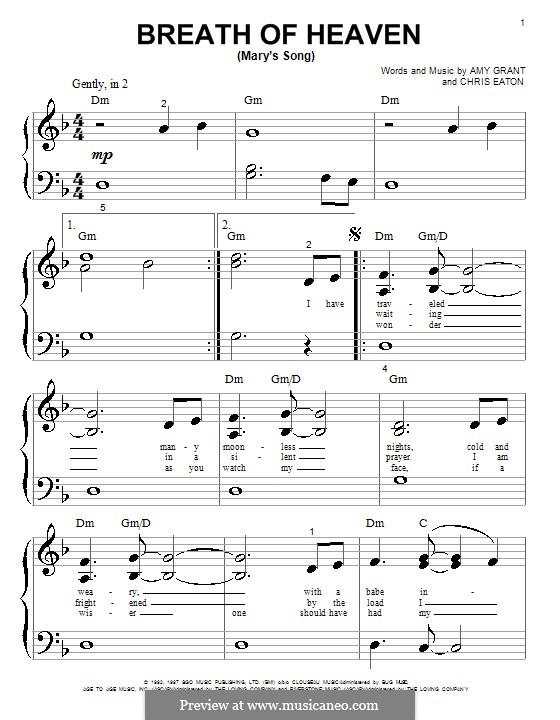 Mary`S Boy Child Sheet Music Download