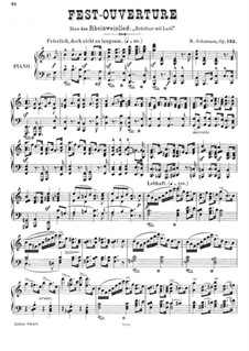 Festival Overture with Chorus on 'Bekränzt mit Laub', Op.123