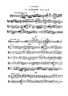 Symphony No.7 in A Major (Excerpts for Bassoon), Op.92