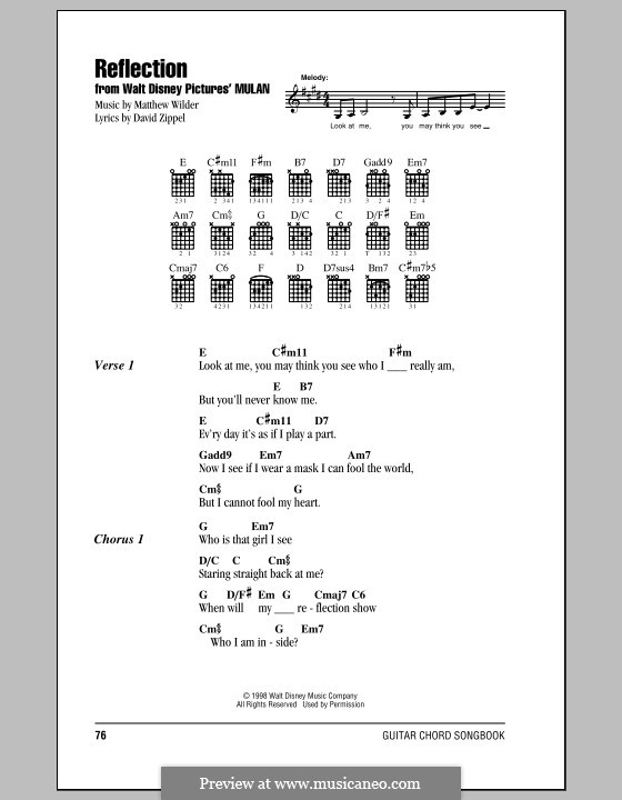 reflection mulan with lyrics reflection mulan with lyrics