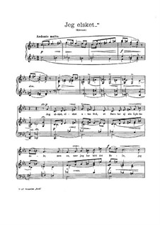 Jeg elsket fra Oratoriet 'Fred' (I Loved from Oratorio Fred), EG 153
