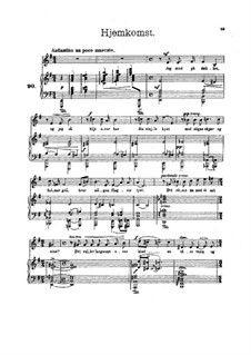 Five Songs from 'Norway', Op.58