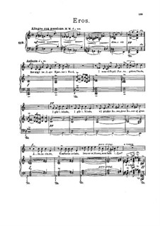 Five Poems, Op.70: Five Poems by Edvard Grieg