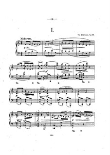 Twelve Piano Pieces, Op.26: Complete set by Theodor Kirchner