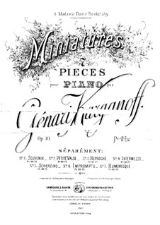 Miniatures, Op.10: Miniatures by Gennady Korganov