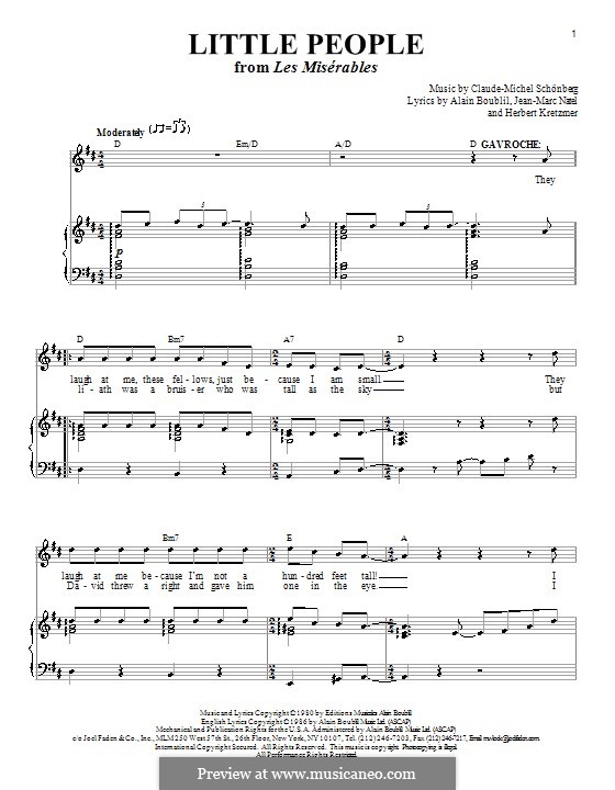 Les Miserables Piano Music Free