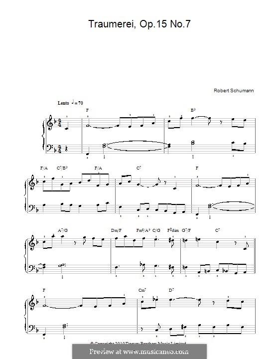 No.7 Träumerei (Dreaming) (Kinderscenen (Scenes from Childhood), Op.15 ...