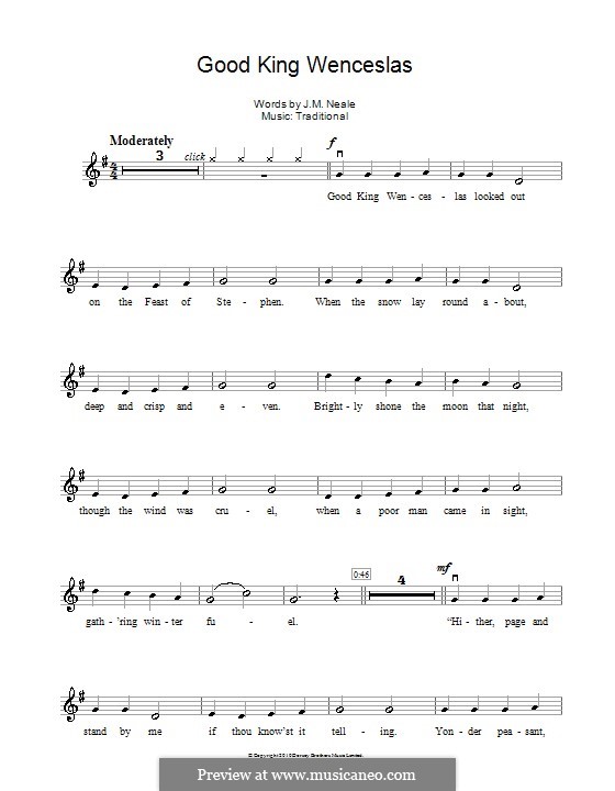 good-king-wenceslas-by-folklore-sheet-music-on-musicaneo