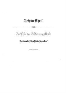 Weihnachts-Oratorium. Herr, wenn die stolzen Feinde schnauben (Part VI), BWV 248