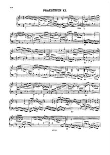 Prelude and Fugue No.11 in F Major, BWV 880: For harpsichord by Johann Sebastian Bach