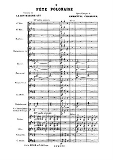 Le roi malgré lui. Fête Polonaise