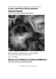 Las cuatro estaciones imaginarias, Op.15: Las cuatro estaciones imaginarias by Enrique González-Medina