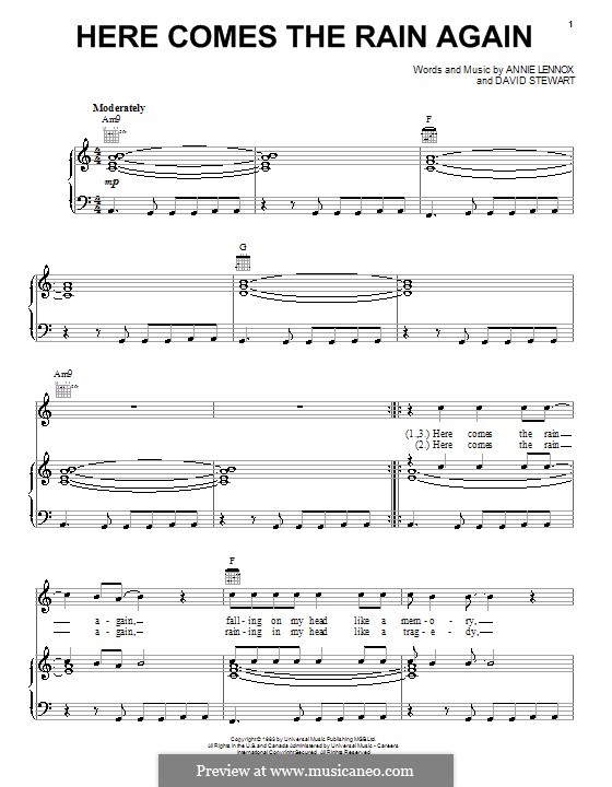 Annie Lennox Here Comes The Rain Again Acoustic