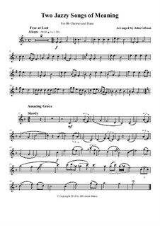 Two Jazzy Songs of Meaning: For clarinet and piano by folklore