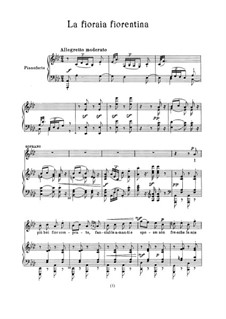 Péchés de vieillesse: La fioraia fiorentina, for soprano and piano by Gioacchino Rossini