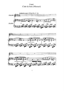 Clair de lune (Moonlight), Op.46