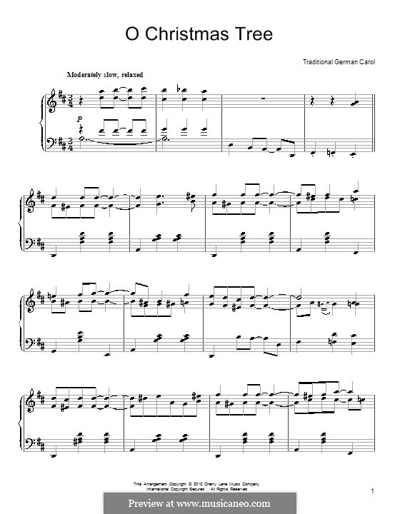 o christmas tree for piano by folklore sheet music on o christmas tree for piano by folklore sheet music on