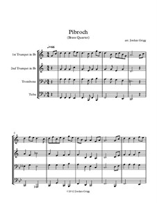 Pibroch: For brass quartet by folklore