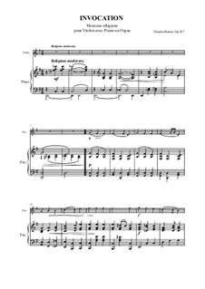 Invocation, Op.367: Invocation by Carl Böhm