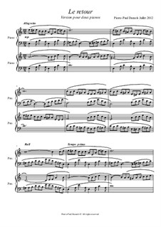 The Return: For two pianos by Pierre-Paul Daneels
