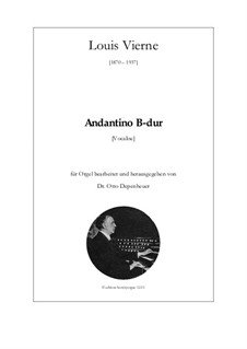 Andantino in B-dur: Andantino in B-dur by Louis Vierne