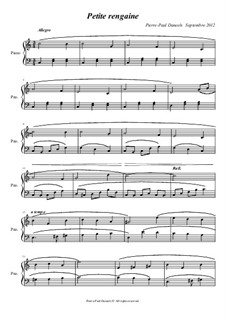 Little old song: Little old song by Pierre-Paul Daneels