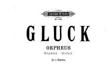 Orpheus and Eurydice (Arrangement for Piano Four Hands)