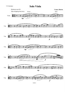 Solo Viola: Solo Viola by Canary Burton
