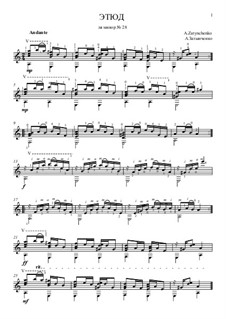 Этюд ля минор No.28: Этюд ля минор No.28 by Alexander Zatynchenko