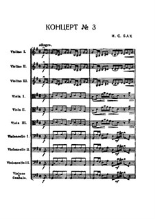 Brandenburg Concerto in G Major, BWV 1048