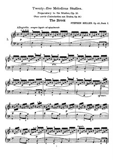 Twenty-five Etudes, Op.45: Complete set by Stephen Heller